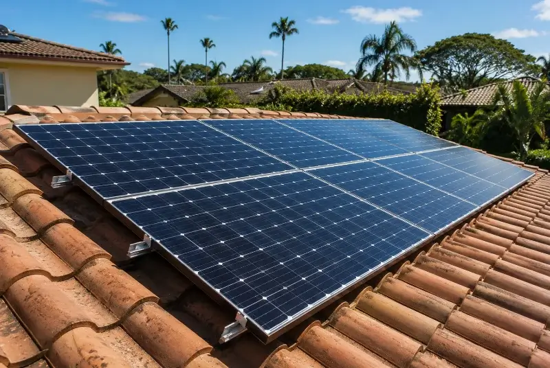 Installation de panneaux solaires à Saint-Germain-des-Prés